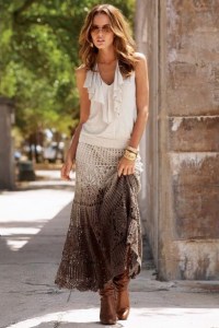Boho Skirt (Crochet Pattern). Perfect for the holiday at the seaside, great for festivals when you wish to create an enviable look. 
