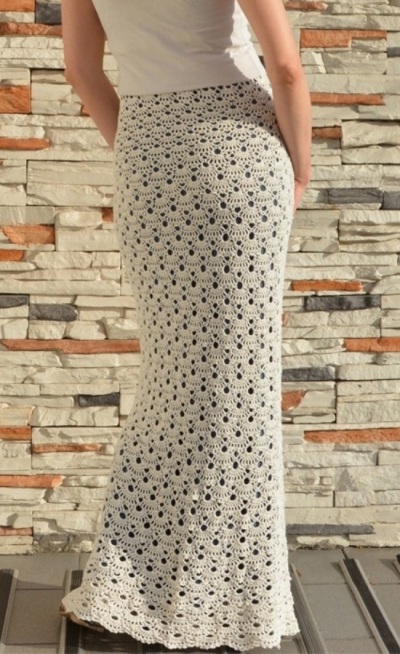 Easy crochet skirt PATTERN for sizes S-4XL