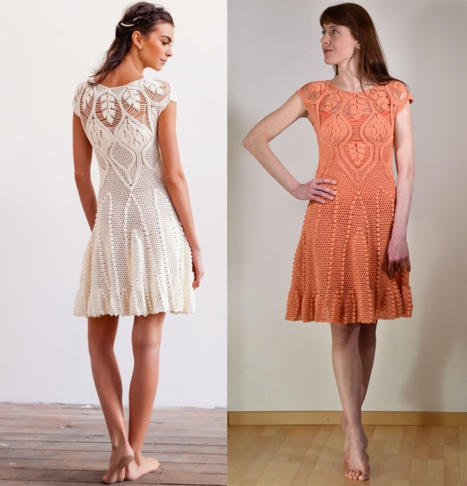 Crochet dress PATTERN, designer wedding dress crochet pattern