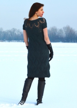 Sexy crochet dress PATTERN for sizes M-2XL, detailed crochet TUTORIAL in English (written + charted) 